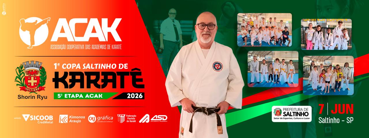 5ª Etapa ACAK 2026 - 1ª Copa Saltinho de Karate