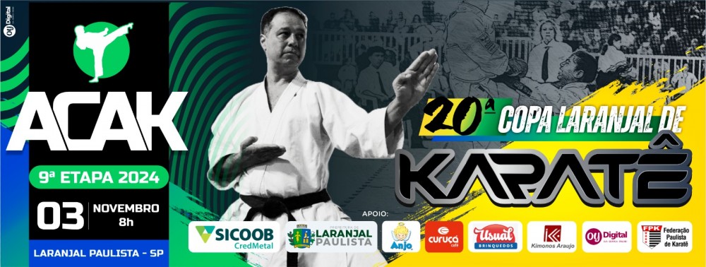 9ª Etapa do Circuito ACAK 2024 - 20ª Copa Laranjal de Karate