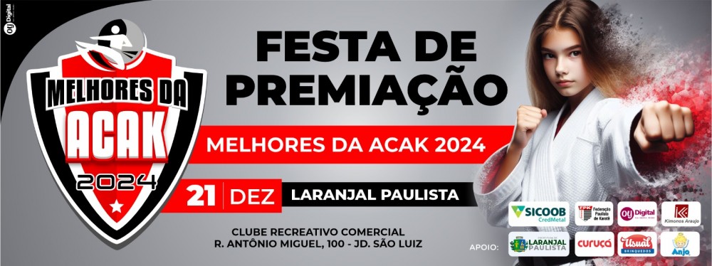 Melhores ACAK 2024 -Jantar de Premiação